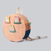 GRUCE-TEXTURE BAG WITH CUTE TOYS