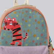 DUGONG-Polka Dots and Tiger patch Bag