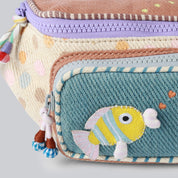 SALMON-Fish patch Waist Bag