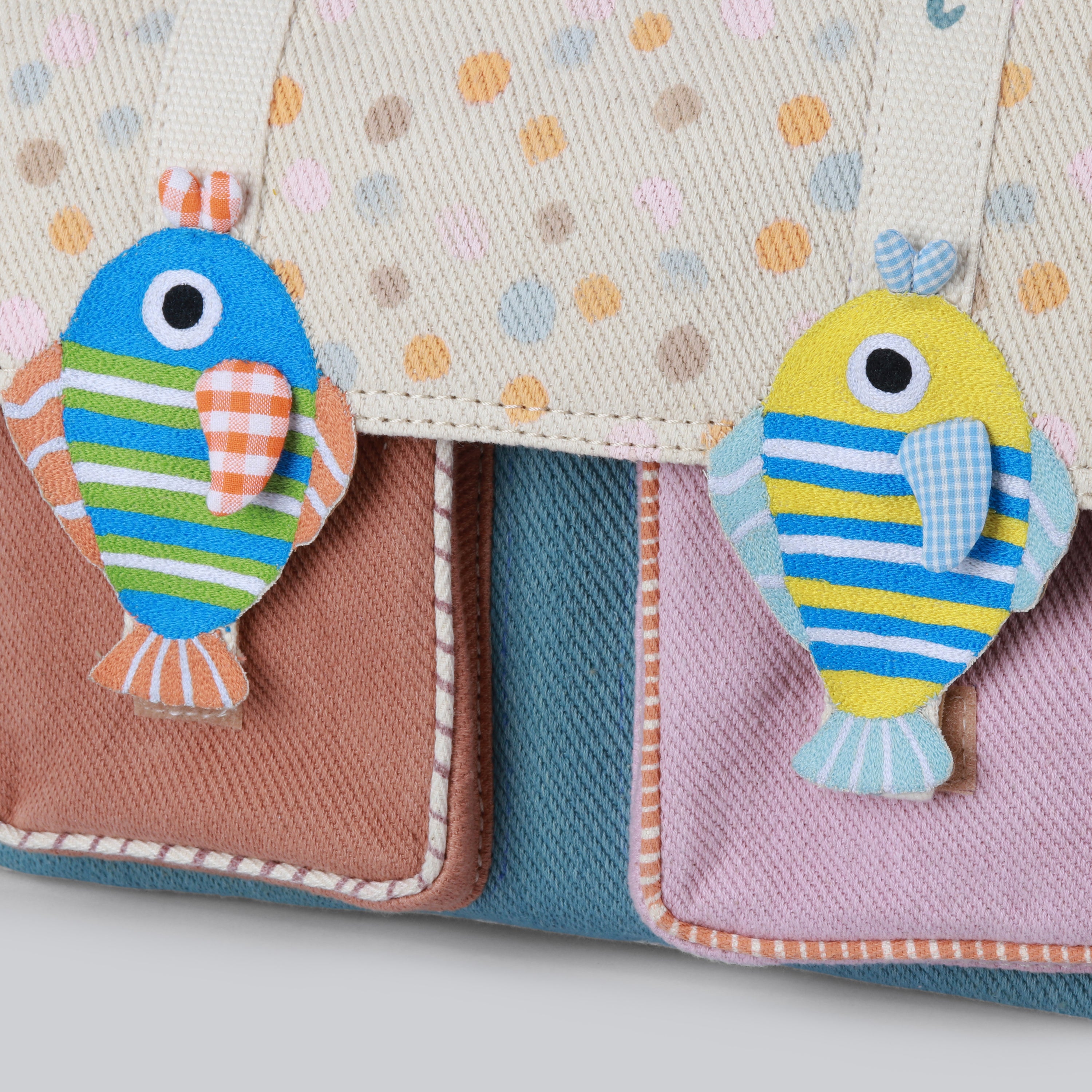 AUROCHES-Cool Fish Patch School Bag