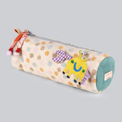 BAIJI-Polka Dot with Crab patch embroidered bag